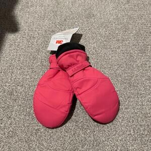 L.L. bean Kids' Cold Buster Waterproof Mittens Pink | Size M